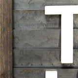 Galvanized Metal "Gather" Wood Wall Panel