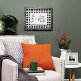"Love Grows Here" Woven Galvanized Metal Wall Decor