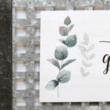 "Love Grows Here" Woven Galvanized Metal Wall Decor