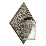 Set of 4 Hanging Glass Vase on Tile Wall Decor