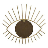 Gold Metal Eye Wall Mirror