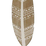 Tribal Print Wood Feathers 3D Wall Art Set of 2