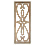 Distressed Heart and Fleur de Lis Wood Panel Wall Decor