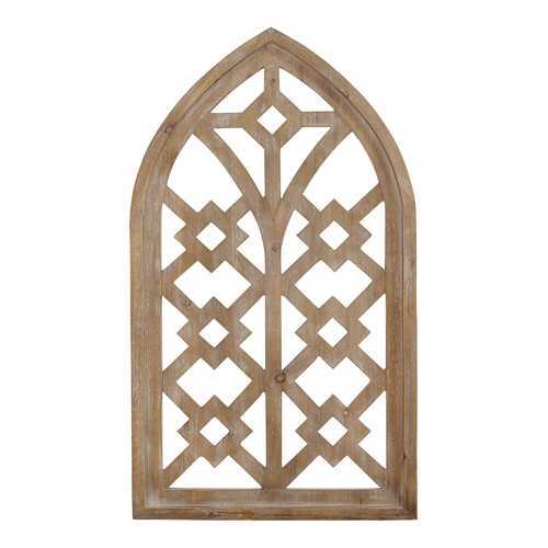 Distressed Home Wood Framed Arch Wall Art
