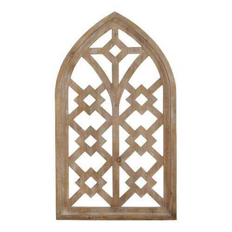 Distressed Home Wood Framed Arch Wall Art