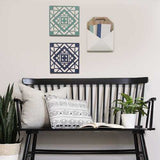 Wood and White Metal Wall Hanging Mailbox