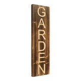 Carved "Garden" Wood Panel Wall Decor