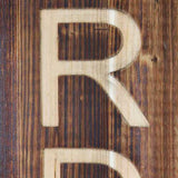 Carved "Garden" Wood Panel Wall Decor