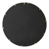 28" Aubrey Gold Metal Framed Wall Mirror