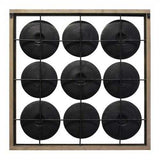 Matte Textured & Wood Framed Plates