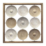 Matte Textured & Wood Framed Plates