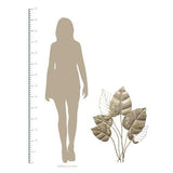 Gold Metal Leaves Wall Decor