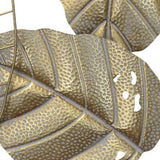 Gold Metal Leaf Centerpiece Wall Decor