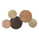 Multicolor Metal Disc Centerpiece