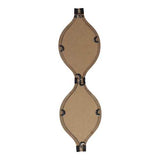 White Metal Teardrop Framed Wall Mirror