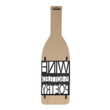 "Wine is Bottled Poetry" Metal and Wood Wall Decor