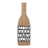 "Let the Good Times Flow" Metal and Wood Wall Decor