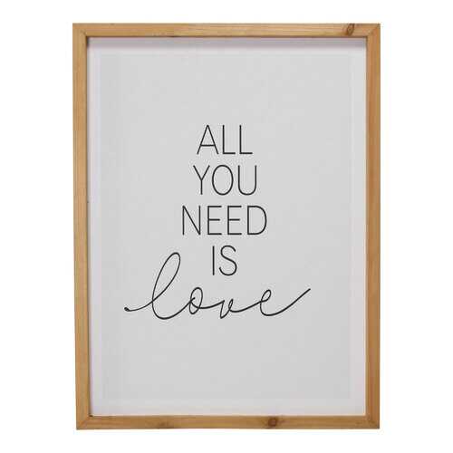 "All You Need is Love" Framed Wall Art
