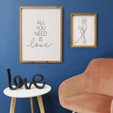 "All You Need is Love" Framed Wall Art