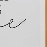 "All You Need is Love" Framed Wall Art