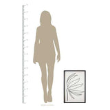 Leafy Stem Wall Art with Matthe Black Finish