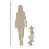 Fish Wall Art Decor with Matte Black Metal Outlines