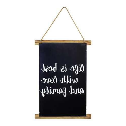 12" X 17" " Life is Best with Love and Family" Wall Art
