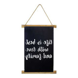 12" X 17" " Life is Best with Love and Family" Wall Art