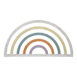 Rainbow Wall Decor with Distressed Finish