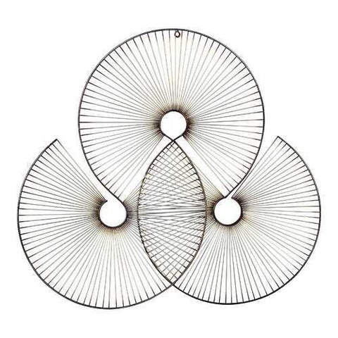 Fan Metal Wall Decor