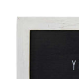 12" X 5" Bathroom-Quote Framed Wall Art