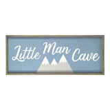 Printed Reactangualr Wall Art with Distress Finish