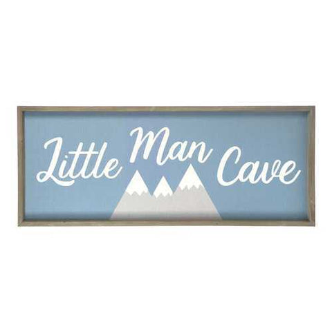 Printed Reactangualr Wall Art with Distress Finish