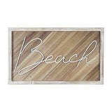 20" X 12" "Beach" Framed Wall Art