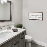 20" x 10" "If Your Doodies Be Cray  Please Use The Spray" Framed Wall Art