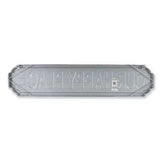 Gray Metal Decorative Wall Mounted Sign  Our Happy Place