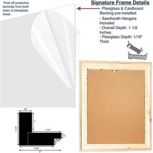 27"x39" Rustic Smoky Black Picture Frame with Plexiglass Holder