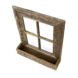 22"x25" Rustic Weatered Grey Picture Frame with Plexiglass Holder