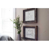 20"x23" Natural Weathered Grey Picture Frame