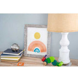 12"x15" Rustic White washed Picture Frame with Plexiglass Holder