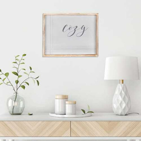 Stratton Home Decor Cozy Framed Wall Art
