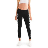 Diligence, Persistent Mind Over Body Graphic Style Womens Leggings
