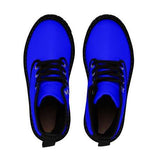Royal Blue Vibrant Style Canvas Boots