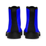 Royal Blue Vibrant Style Canvas Boots