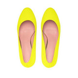 Bright Yellow Platform Shoes