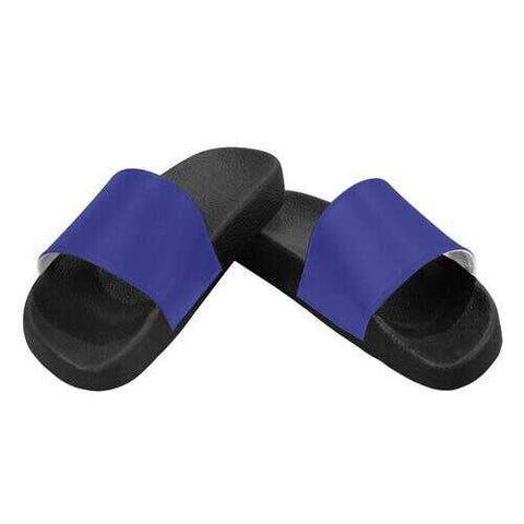 Flip-Flop Sandals, Violet Blue Women's Slides