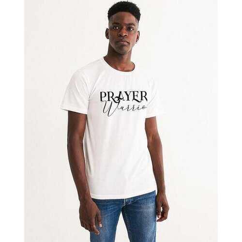 Prayer Warrior Graphic Style Mens T-Shirt
