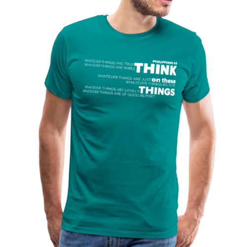 Philippians 4:8 "Think on these Things" Classic Mens T-Shirt