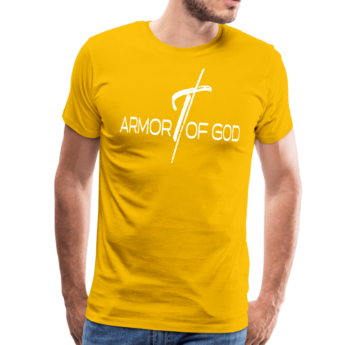 Armor of God Graphic Text Mens T-Shirt