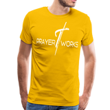 Mens T-Shirts, Prayer Works Graphic Style Shirt